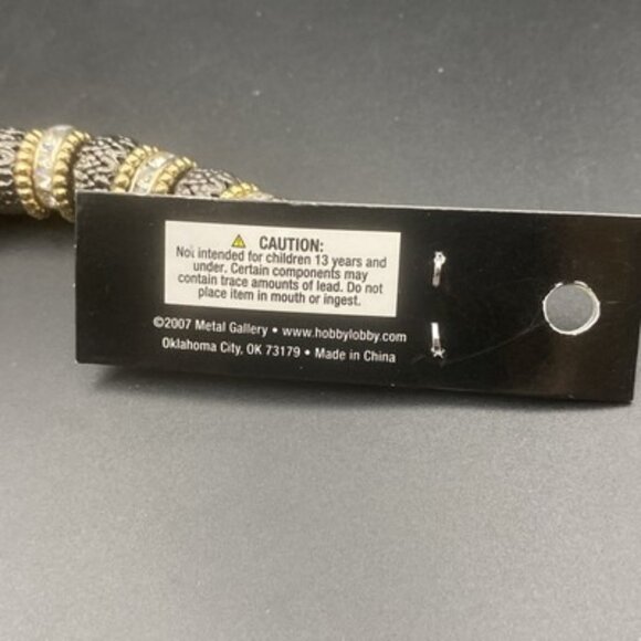 Metal Gallery Jewelry Craft Lot of 7 Pcs NOS 2007 Owl Brooch Bracelets Necklaces - Picture 12 of 16